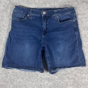 Seven7 Weekend Short Denim Jean Shorts Dark Wash Size 10